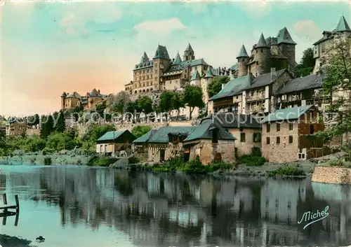 AK / Ansichtskarte Uzerche Vieux Chateau sur la Vezere Uzerche