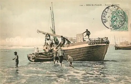 AK / Ansichtskarte Berck Plage Futurs Matelots Berck Plage