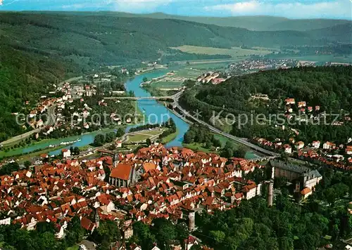 AK / Ansichtskarte Hannoversch_Muenden Fliegeraufnahme Hannoversch Muenden