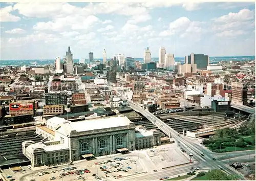 AK / Ansichtskarte Kansas_City_Missouri Union Station Skyline 