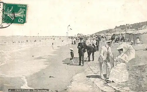 Trouville Deauville Sur la plage Trouville Deauville