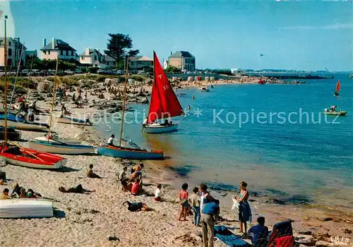 AK / Ansichtskarte Quiberon_Morbihan La plage de Port Haliguen Quiberon Morbihan