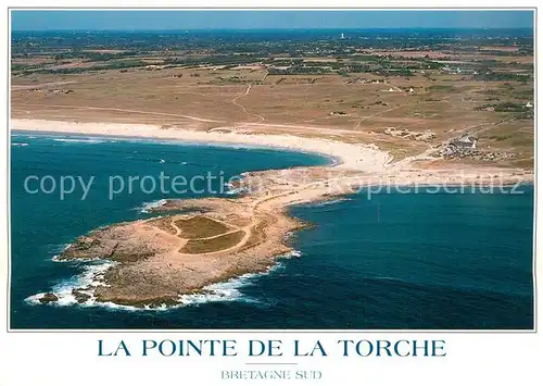 AK / Ansichtskarte Plomeur Pointe de La Torche vue aerienne Plomeur