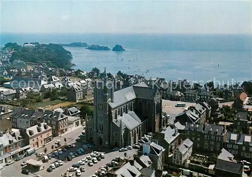 AK / Ansichtskarte Cancale Eglise vue aerienne Cancale