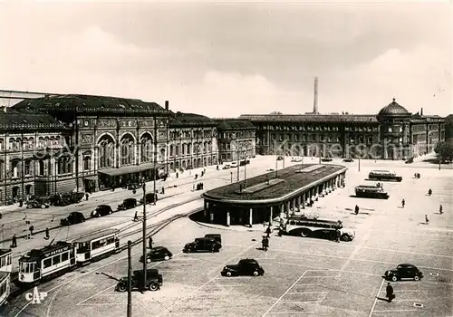 AK / Ansichtskarte Strasbourg_Alsace La Gare Bahnhof Strasbourg Alsace