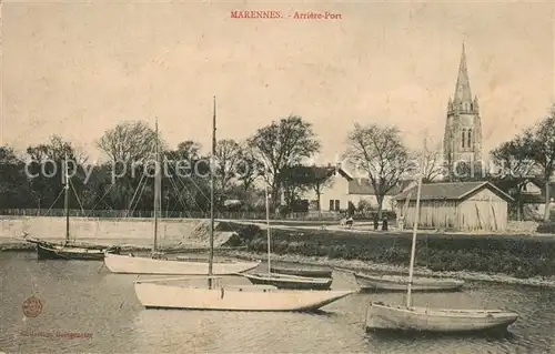 AK / Ansichtskarte Marennes_Charente Maritime Arriere Port  Marennes