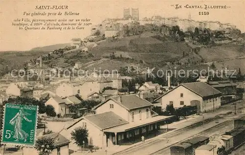 AK / Ansichtskarte Saint Flour_Cantal Quartiers du Faubourg Gare Saint Flour Cantal