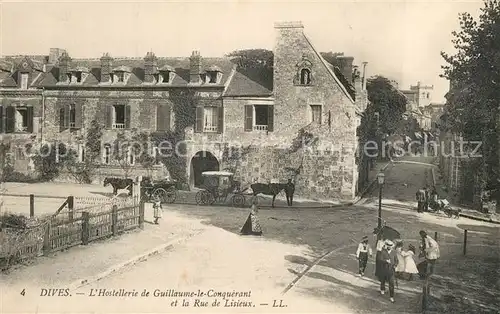 AK / Ansichtskarte Dives sur Mer Hostellerie de Guillaume Conquerant Rue de Lisieux Dives sur Mer