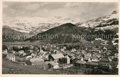 AK / Ansichtskarte Barcelonnette Vue panoramique vers la Station du Sauze Barcelonnette