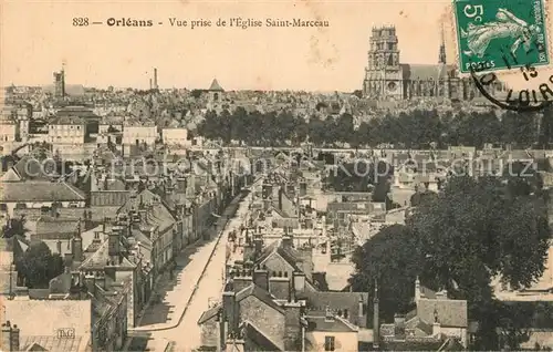 AK / Ansichtskarte Orleans_Loiret Vue prise de lEglise Saint Marceau Orleans_Loiret