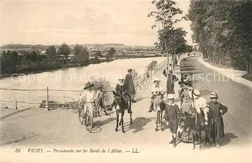 AK / Ansichtskarte Vichy_Allier Promenade sur les Bords de l Allier Vichy Allier