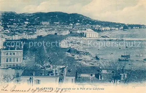 AK / Ansichtskarte Cannes_Alpes Maritimes Vue generale sur le Port et la Californie Cannes Alpes Maritimes