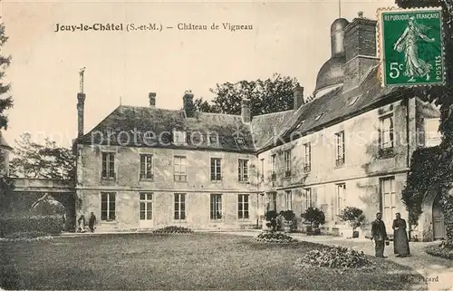 AK / Ansichtskarte Jouy le Chatel Chateau de Vigneau Jouy le Chatel