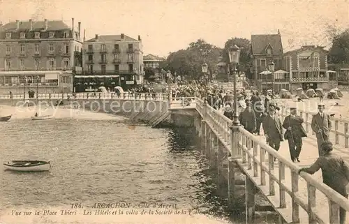 AK / Ansichtskarte Arcachon_Gironde Hotels  Arcachon Gironde