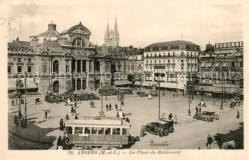 AK / Ansichtskarte Angers Place du Ralliement Angers