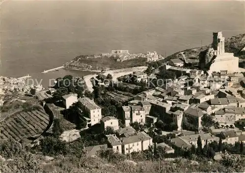 AK / Ansichtskarte La_Turbie Fliegeraufnahme Rocher de Monaco La_Turbie