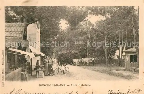 AK / Ansichtskarte Ronce_les_Bains Allee Gabrielle Ronce_les_Bains