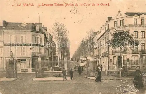 AK / Ansichtskarte Le_Mans_Sarthe Avenue Thiers  Le_Mans_Sarthe