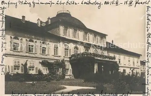 AK / Ansichtskarte Hohenheim Schloss Hohenheim