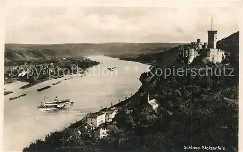 AK / Ansichtskarte Schloss_Stolzenfels Panorama Schloss_Stolzenfels