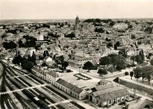 AK / Ansichtskarte Bressuire Quartier de la gare vue aerienne Bressuire