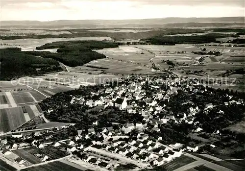 AK / Ansichtskarte Nordstetten_Horb_am_Neckar Fliegeraufnahme Nordstetten_Horb