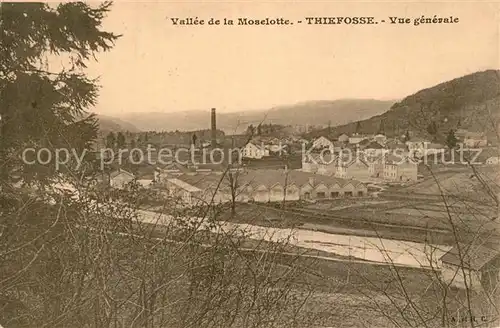 AK / Ansichtskarte Thiefosse Vallee de la Moselotte Vue generale Thiefosse