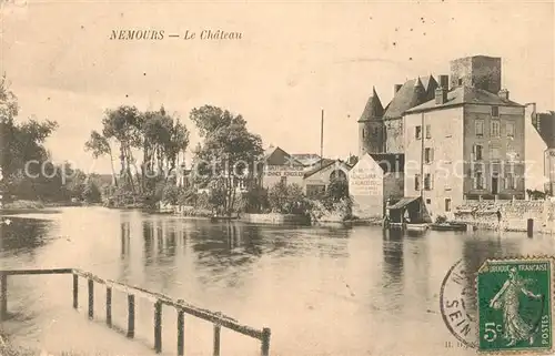 AK / Ansichtskarte Nemours_Seine et Marne Le Chateau Nemours Seine et Marne