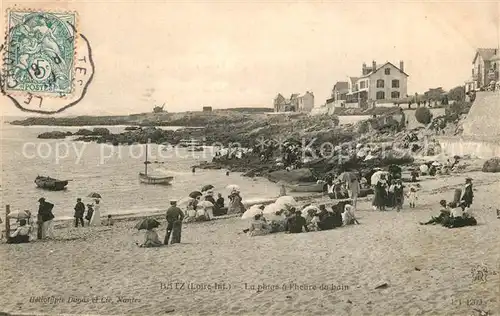 AK / Ansichtskarte Batz sur Mer La plage a lheure du bain Batz sur Mer