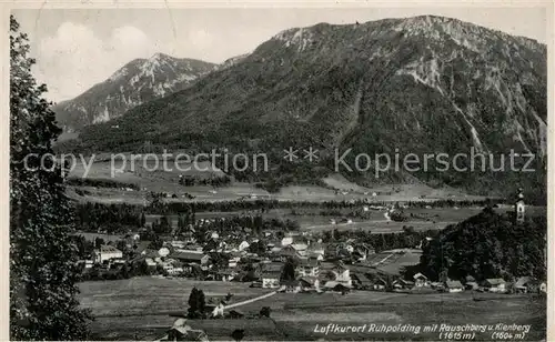 AK / Ansichtskarte Ruhpolding Panorama mit Rauschberg Kienberg Ruhpolding