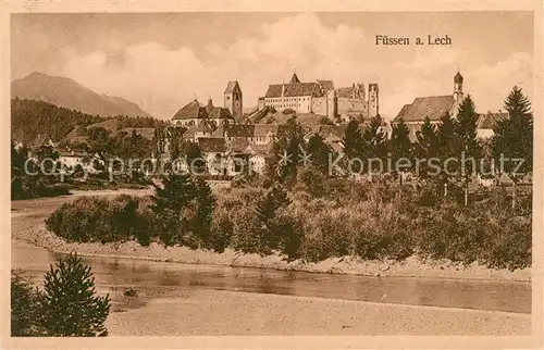 AK / Ansichtskarte Fuessen_Allgaeu Panorama  Fuessen Allgaeu