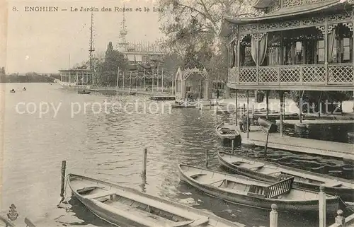 AK / Ansichtskarte Enghien_Hainaut Le Jardin des Roses et le Lac Enghien Hainaut