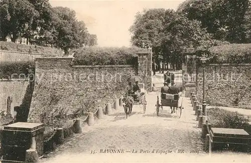 AK / Ansichtskarte Bayonne_Pyrenees_Atlantiques La Porte d Espagne Bayonne_Pyrenees