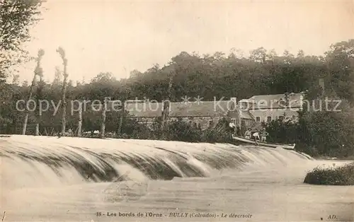 AK / Ansichtskarte Bully_Feuguerolles Les bords de lOrne Le deversoir 