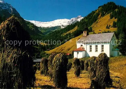 AK / Ansichtskarte Kleinwalsertal Baas mit Hochalppass Kleinwalsertal