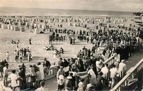 AK / Ansichtskarte Soulac sur Mer La plage vue du Ponton Soulac sur Mer