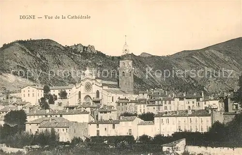 AK / Ansichtskarte Digne les Bains Cathedrale Digne les Bains