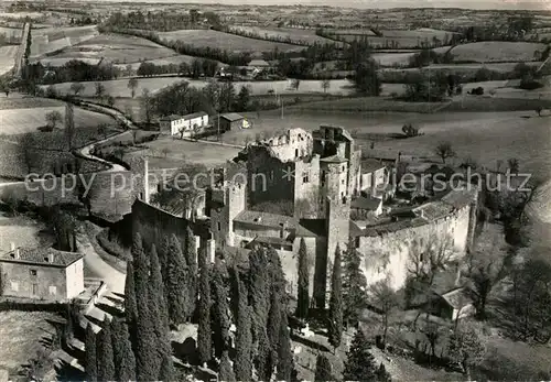 AK / Ansichtskarte Larressingle Fliegeraufnahme Chateau Larressingle