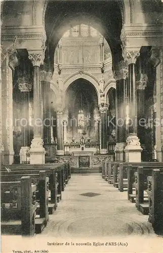 AK / Ansichtskarte Ars_Ain Eglise Interieur  Ars_Ain