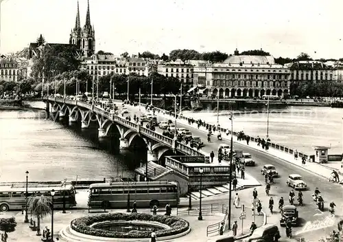 AK / Ansichtskarte Bayonne_Pyrenees_Atlantiques Pont St Esprit Cathedrale Bayonne_Pyrenees