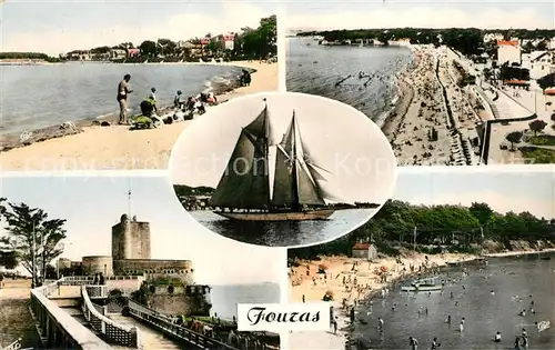 AK / Ansichtskarte Fouras_Charente Maritime Plage Semaphore Voilier Fouras Charente Maritime