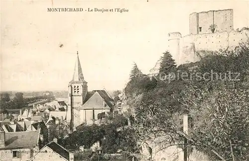 AK / Ansichtskarte Montrichard Donjon Eglise Montrichard