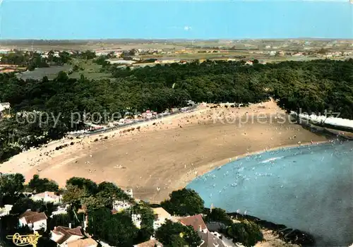 AK / Ansichtskarte Vaux_Nauzan La plage vue aerienne 