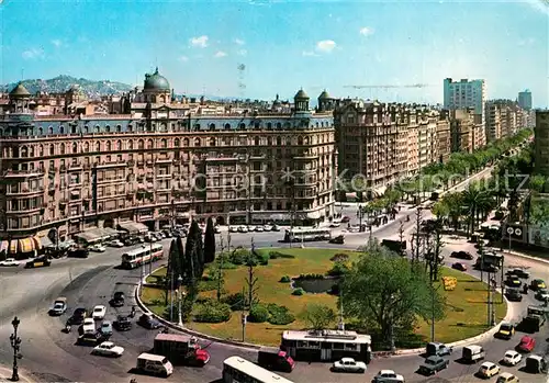 AK / Ansichtskarte Barcelona_Cataluna Plaza Calvo Sotelo y Avenida Generalisimo Barcelona Cataluna