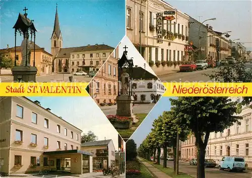 AK / Ansichtskarte St_Valentin_Niederoesterreich Teilansichten Innenstadt St_Valentin