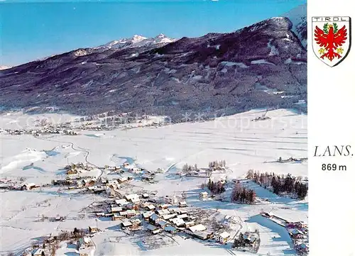 AK / Ansichtskarte Lans_Tirol Wintersportplatz Alpen Fliegeraufnahme Lans_Tirol