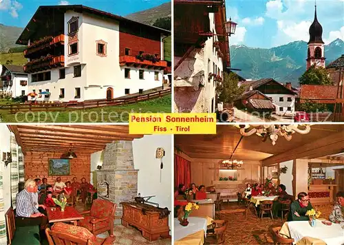 AK / Ansichtskarte Fiss_Tirol Pension Sonnenheim  Fiss_Tirol