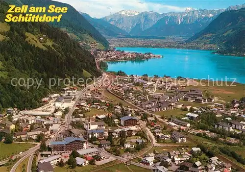 AK / Ansichtskarte Schuettdorf_Zell am See und Steinernem Meer Fliegeraufnahme 