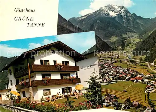 AK / Ansichtskarte Mayrhofen_Zillertal Gaestehaus Gruene Tanne Mayrhofen_Zillertal