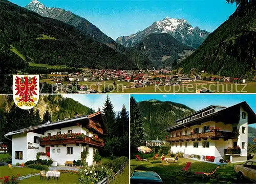 AK / Ansichtskarte Mayrhofen_Zillertal Panorama Haus Waldrand Mayrhofen_Zillertal